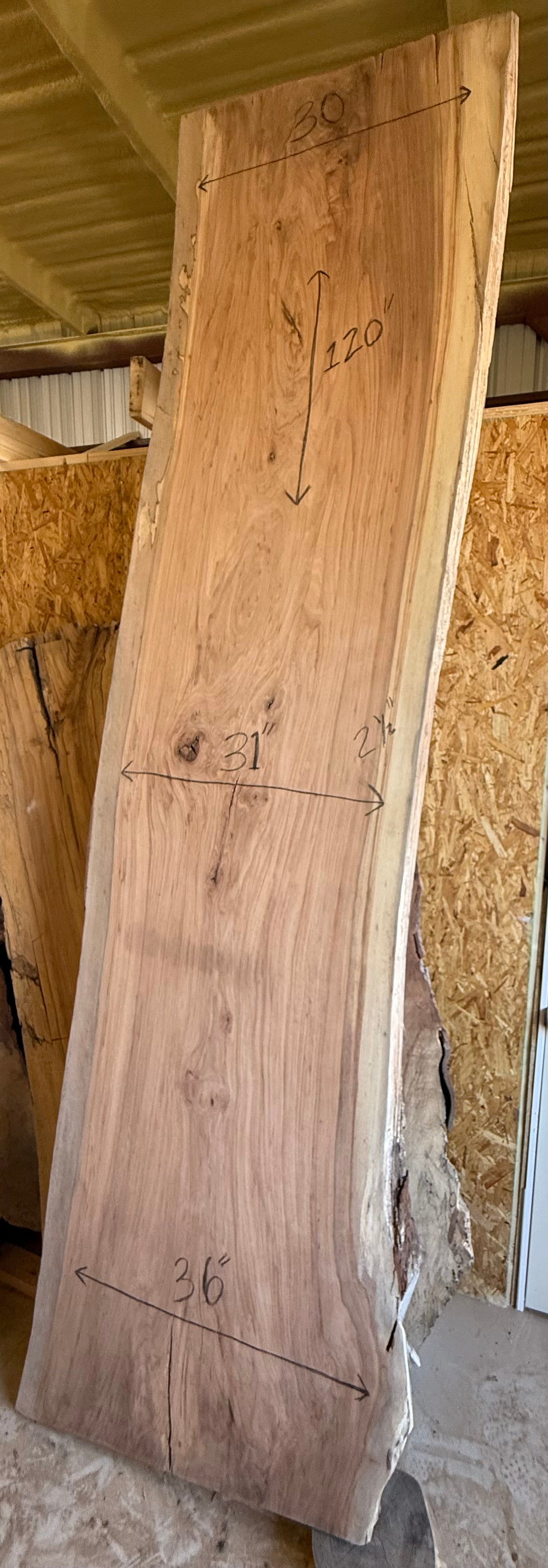 Live-Edge Slab