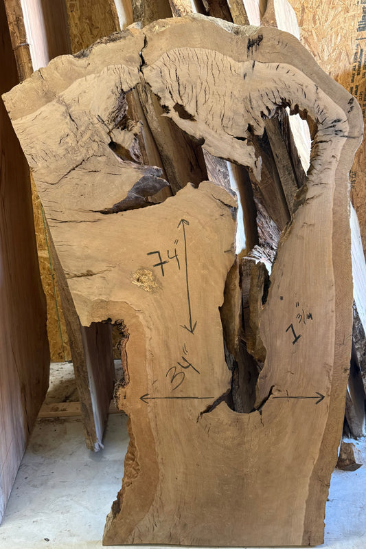 Live-edge Oak Slab